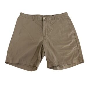 Vineyard Vines Club Short Men's‎ Size 35 Khaki Cotton Casual Flat Front Summer